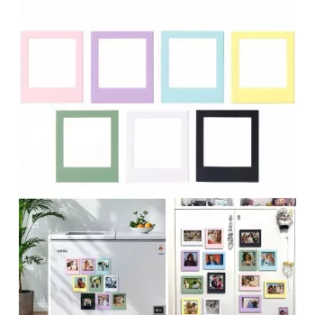 LOVEINSTANT set di cornici magnetiche 7x magnete per Polaroid I-Type 600 SX-70 nero