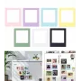 LOVEINSTANT set di cornici magnetiche 7x magnete per Polaroid I-Type 600 SX-70 nero