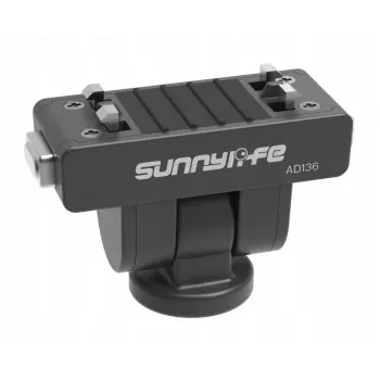 SUNNYLIFE supporto magnetico a sgancio rapido con vite da 1/4 di pollice per Insta360 X4, X3, Ace Pro e altri - nero (AD136-D)
