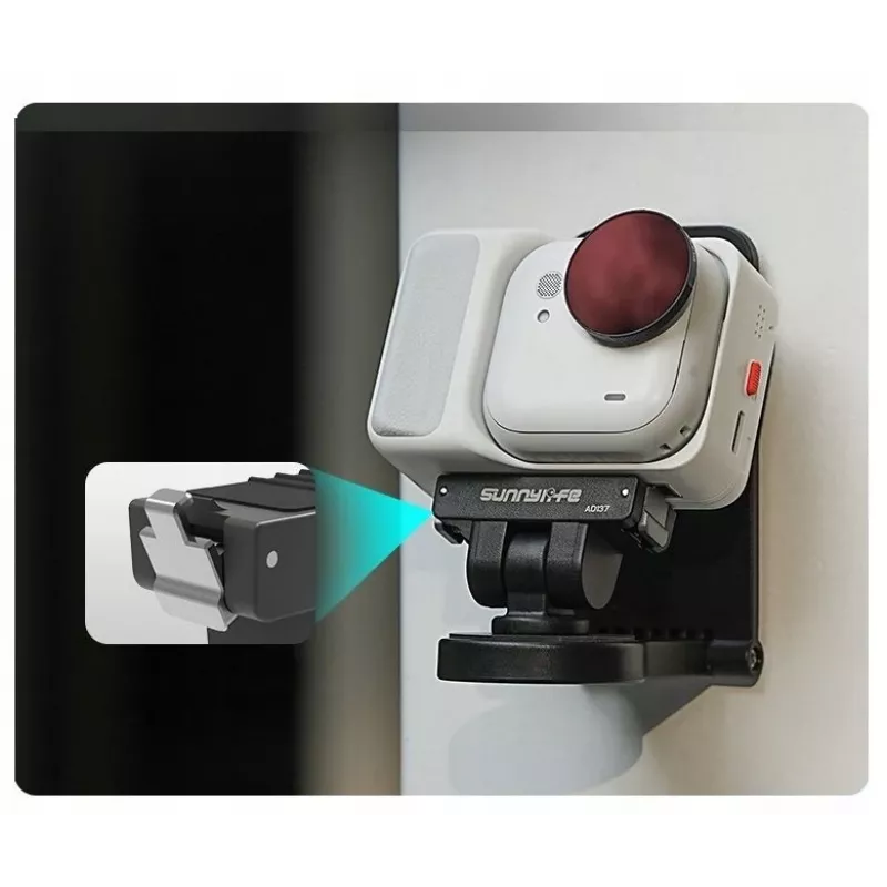 SUNNYLIFE Supporto magnetico a sgancio rapido con filettatura da 1/4 inch per Insta360 GO Ultra / GU-AD137-D