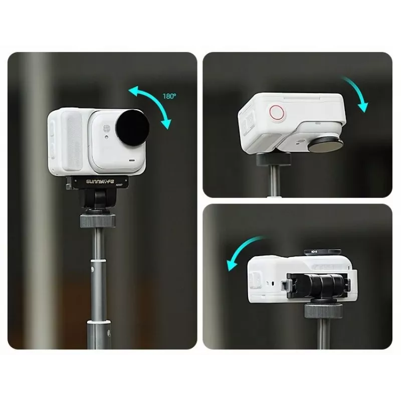 SUNNYLIFE Supporto magnetico a sgancio rapido con filettatura da 1/4 inch per Insta360 GO Ultra / GU-AD137-D