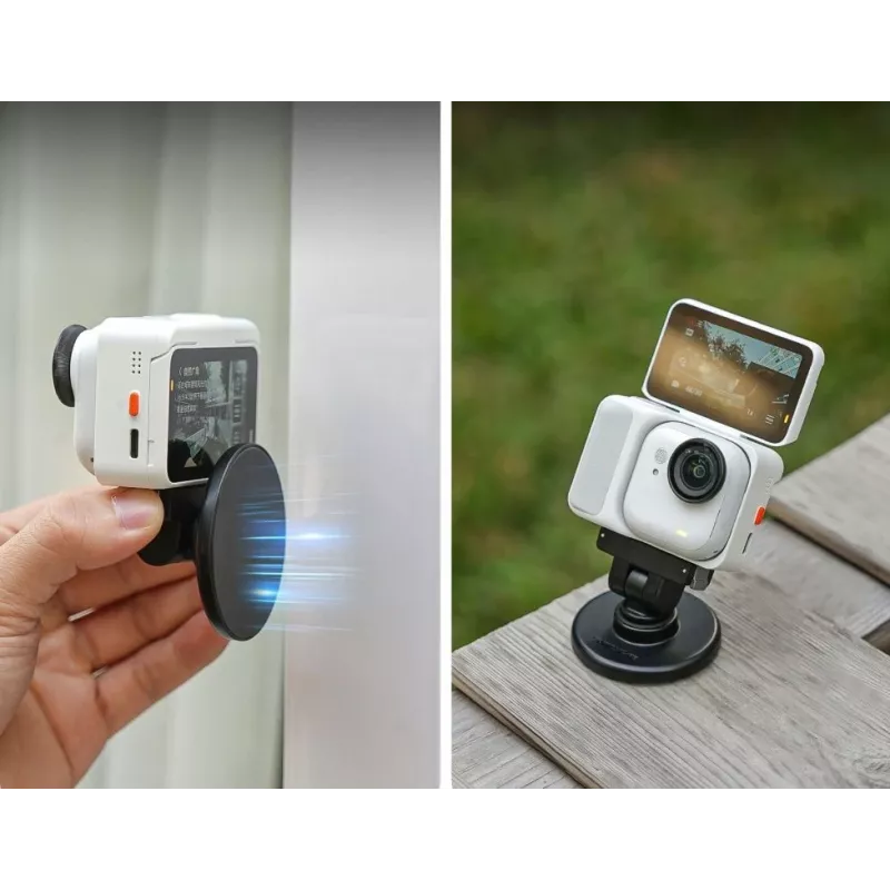 SUNNYLIFE Supporto magnetico a sgancio rapido con base da 1/4 inch per Insta360 GO Ultra / Dz-143-d