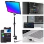 NEEWER GL1C Pannello luce video LED RGB 48W con stativo regolabile, CRI≥97, telecomando 2,4G e controllo tramite app per streaming e gaming