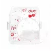 LOVEINSTANT Custodia rigida protettiva per Fujifilm Instax Mini 12 - motivo rosso ciliegia con tracolla