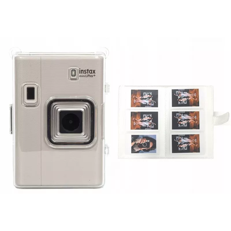 LOVEINSTANT Custodia e album foto per Fuji Instax Mini LiPlay – nero