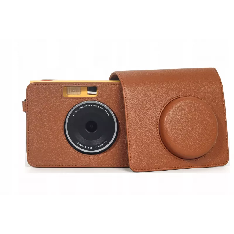 LOVEINSTANT Custodia cover pochette per Kodak Mini Shot 3 Era MS300 fotocamera istantanea - marrone