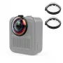 PULUZ 2x Proteggi obiettivo in vetro temperato per GoPro Max 2 - Cornice nera