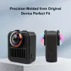 PULUZ 2x Proteggi obiettivo in vetro temperato per GoPro Max 2 - Cornice nera