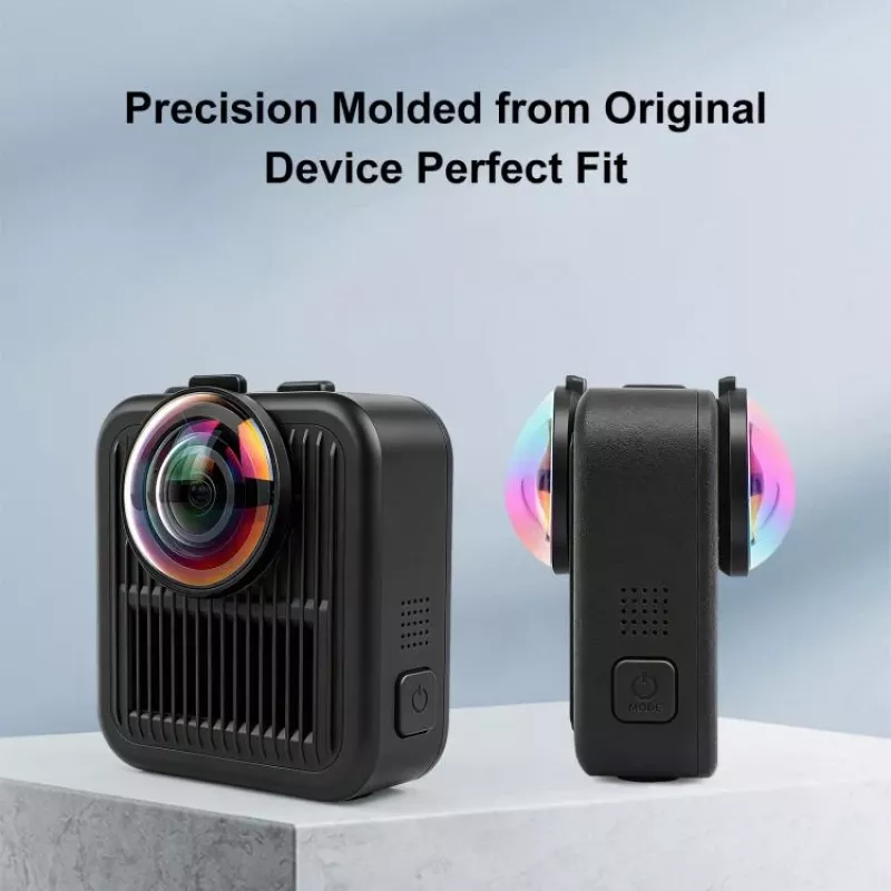 PULUZ 2x Proteggi obiettivo in vetro temperato per GoPro Max 2 - Cornice nera