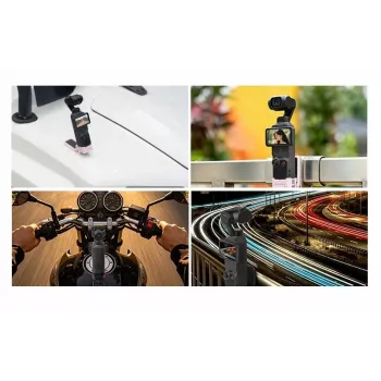 SUNNYLIFE Adattatore magnetico da 1/4 di pollice per DJI Osmo Pocket 3 - nero