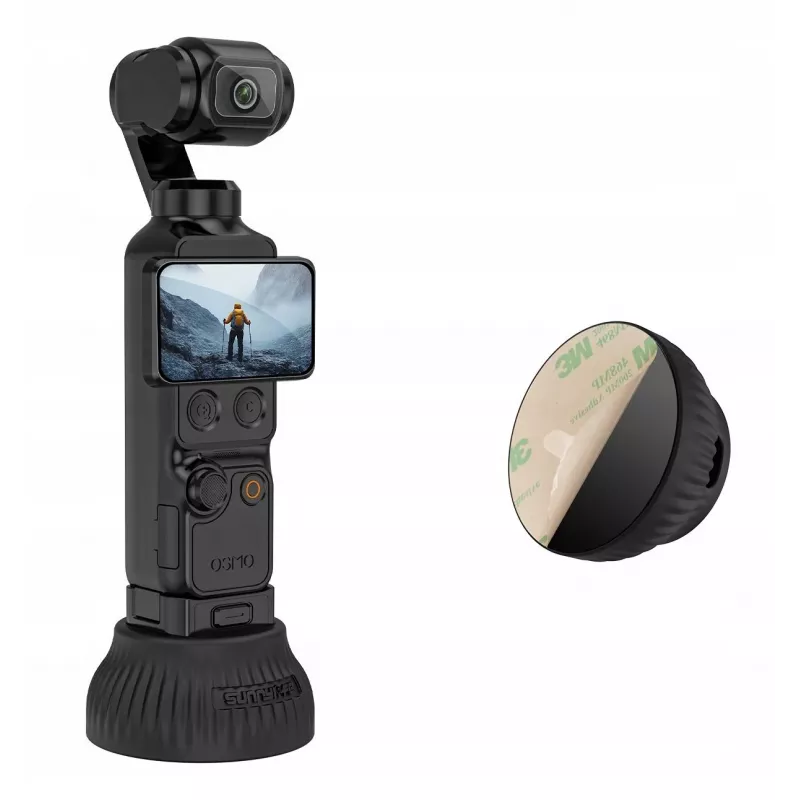 SUNNYLIFE OP4-DZ166-D Supporto con base adesiva per DJI Osmo Pocket 3 / 4