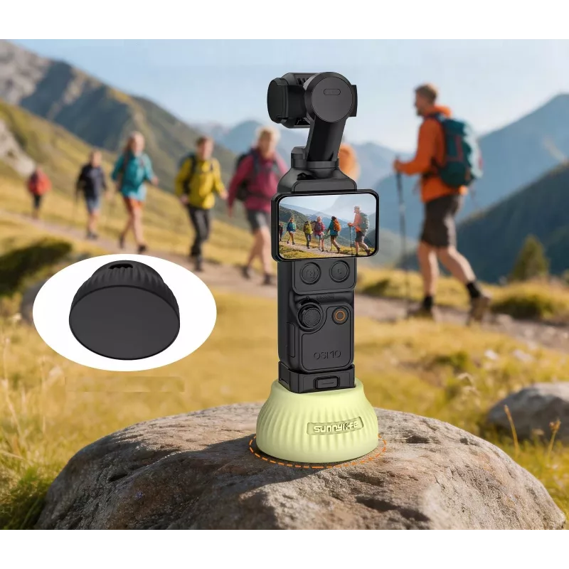 SUNNYLIFE OP4-DZ166-D Supporto con base adesiva per DJI Osmo Pocket 3 / 4
