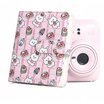 LOVEINSTANT Album foto 64 foto per Fujifilm Instax Mini 99 41 12 40 11 Evo LiPlay Link, Design Strawberry Rabbits