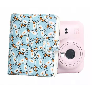 LOVEINSTANT Album foto 64x per Fujifilm Instax Mini 99 41 12 40 11 Evo Liplay Link / Pinguini blu