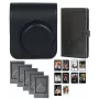 LOVEINSTANT Set accessori 4-in-1 per Fujifilm Instax Mini 41 - Borsa nera, album, cornice e adesivi