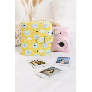 LOVEINSTANT Album fotografico 64x per Fujifilm Instax Mini 99 41 12 40 11 Evo Liplay Link / Orsi gialli