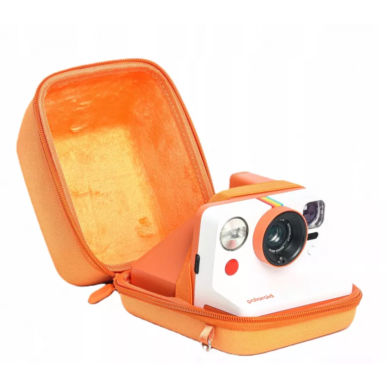 LOVEINSTANT Custodia protettiva da trasporto per Polaroid Now, Now+, Onestep+, VF 2 - Arancione