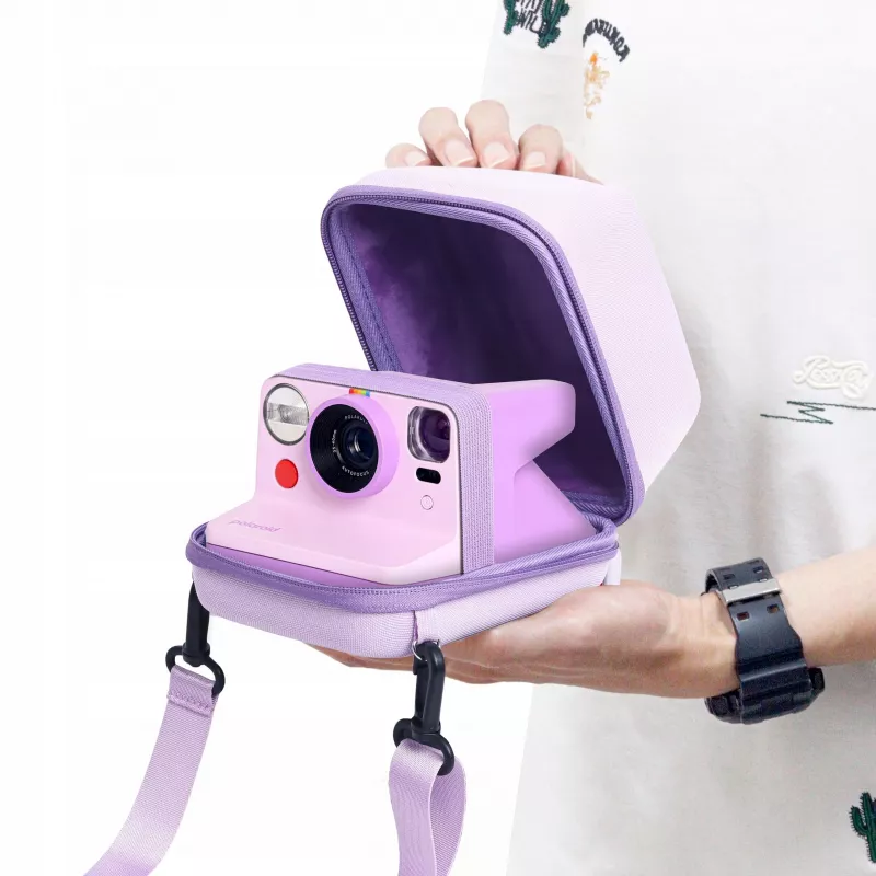 LOVEINSTANT Custodia per Polaroid Now, Now+, Onestep+, Onestep 2 VF – Lilla