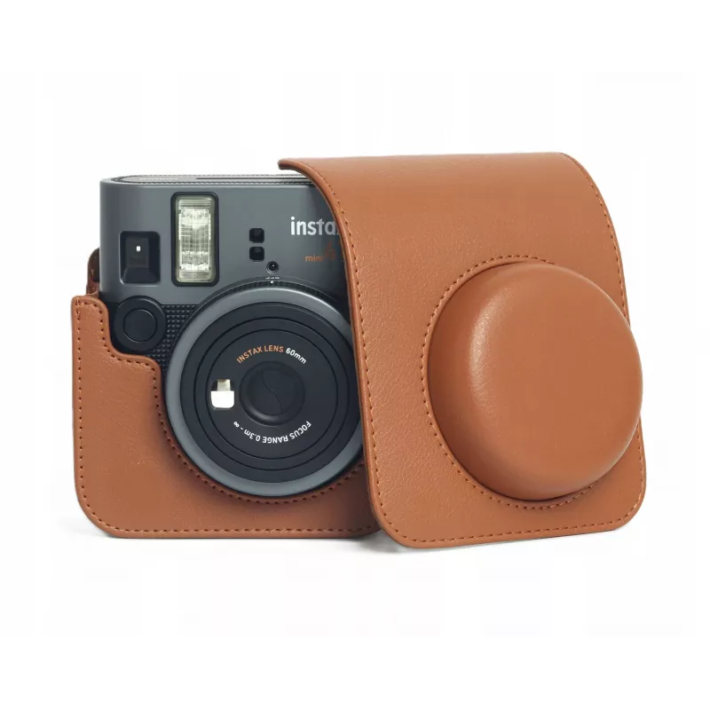 LOVEINSTANT Custodia per fotocamera Fujifilm Instax Mini 41, marrone