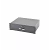 RACKTEL RL-SZ3U Cassetto estraibile 3U per rack 19 pollici, nero (RAL 9005)