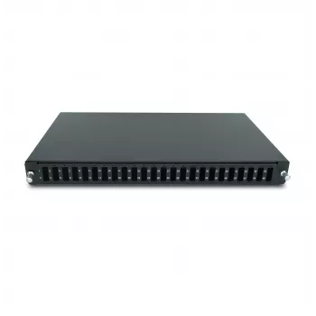 RACKTEL RL-PFWDPX24 Pannello di permutazione in fibra ottica 24 porte SC duplex, 1U, nero
