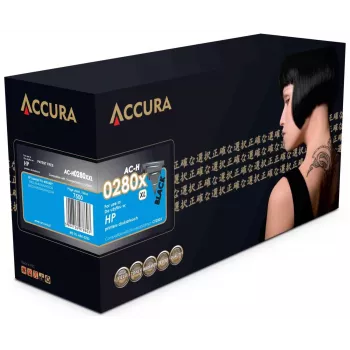 Accura cartuccia toner HP n. 80X (CF280X) compatibile XXL alta resa nero