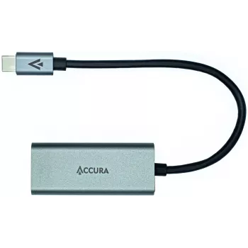 ACCURA adattatore USB-C a RJ45 Gigabit Ethernet, grigio siderale