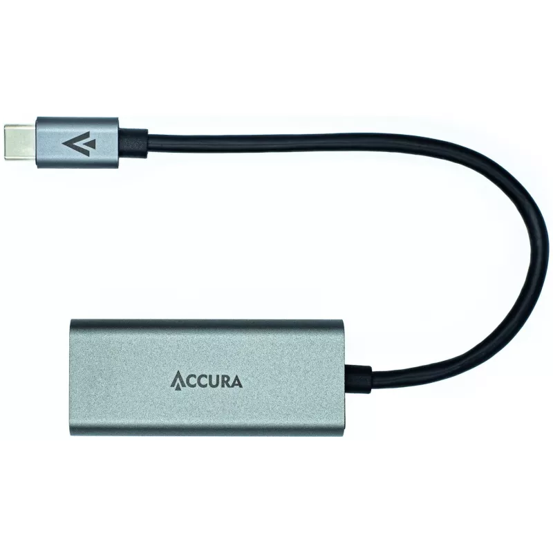 ACCURA adattatore USB-C a RJ45 Gigabit Ethernet, grigio siderale