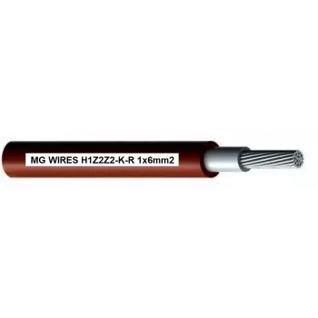 MG H1Z2Z2-K-R-6MM2/50M cavo fotovoltaico 6mm² rosso 50m