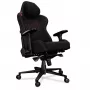 Yumisu 2050 Magnetic Sedia da ufficio, tessuto, nero/rosa