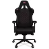 Yumisu 2050 Magnetic Sedia da ufficio, tessuto, nero/rosa