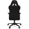 Yumisu 2050 Magnetic Sedia da ufficio, tessuto, nero/rosa