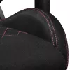 Yumisu 2050 Magnetic Sedia da ufficio, tessuto, nero/rosa