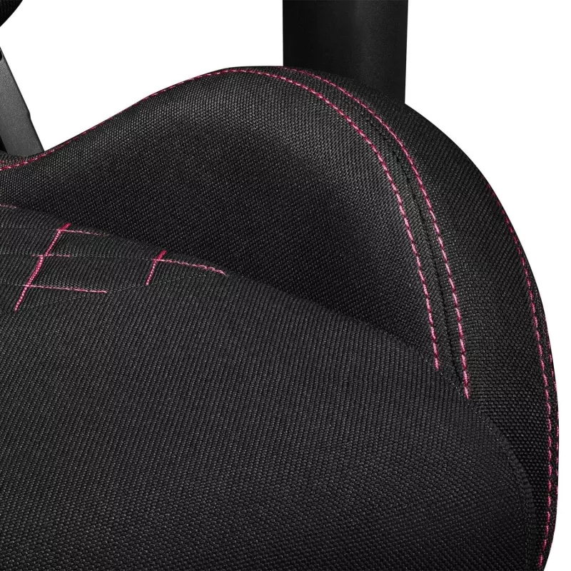 Yumisu 2050 Magnetic Sedia da ufficio, tessuto, nero/rosa