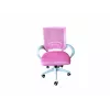 Sedia girevole da ufficio EXTRALINK HOME rosa in tessuto mesh