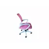 Sedia girevole da ufficio EXTRALINK HOME rosa in tessuto mesh