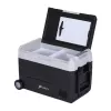 HCALORY D55M+ Car Cooler con Bluetooth, 55L, compressore, da -20°C a +20°C, DC 12V/24V, AC 100-240V, nero