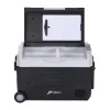 HCALORY D55M+ Car Cooler con Bluetooth, 55L, compressore, da -20°C a +20°C, DC 12V/24V, AC 100-240V, nero