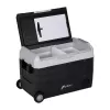 HCALORY D55M+ Car Cooler con Bluetooth, 55L, compressore, da -20°C a +20°C, DC 12V/24V, AC 100-240V, nero