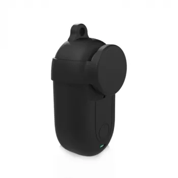 PULUZ Custodia protettiva in silicone con copriobiettivo per Insta360 GO 3 – nero