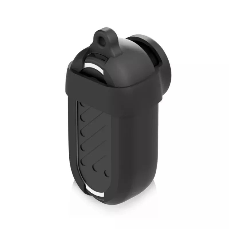 PULUZ Custodia protettiva in silicone con copriobiettivo per Insta360 GO 3 – nero