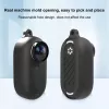 PULUZ Custodia protettiva in silicone con copriobiettivo per Insta360 GO 3 – nero