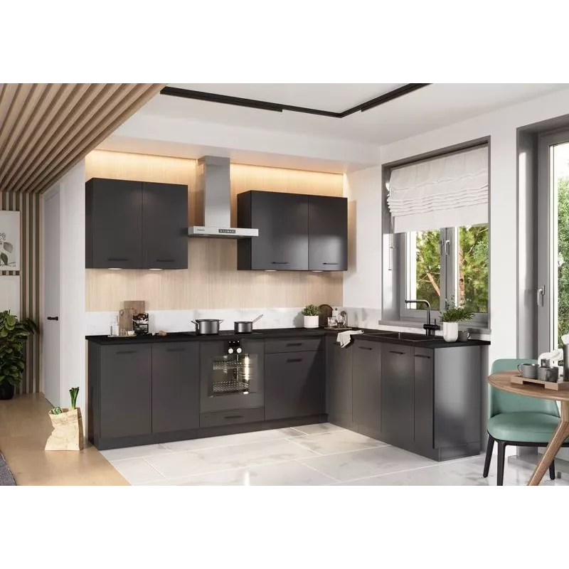 STOLKAR Cosmo Design ANIKA Graphite/Graphite 2.0/2.6 set mobili cucina