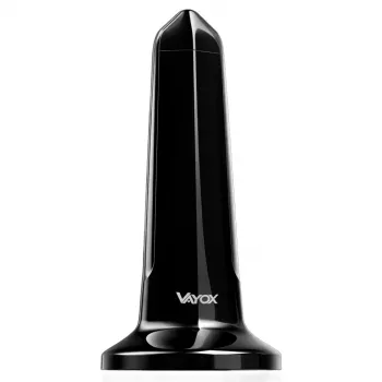 VAYOX VA0127 antenna DVB-T/T2 da interno, nero, 28 dBi, cavo coassiale 3m, alimentazione USB