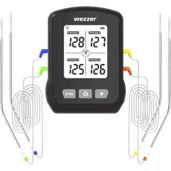 Levenhuk Wezzer Cook MT90 Termometro digitale per carne con sonda
