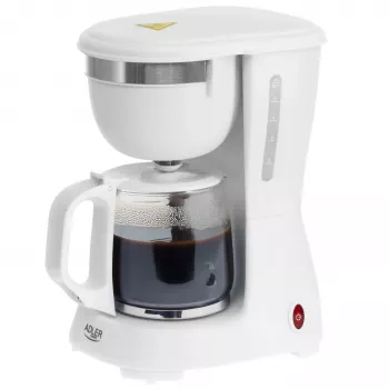 Adler AD 4381 Macchina da caffè a filtro, 600 W, bianco