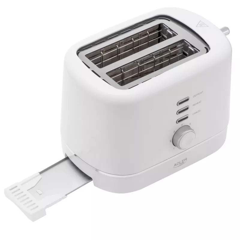 Adler AD 3224 tostapane bianco 750W 2 fessure