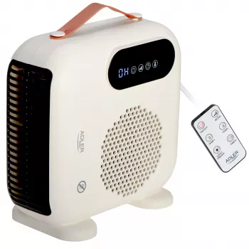 Adler AD 7756 termoventilatore in ceramica 1500W nero