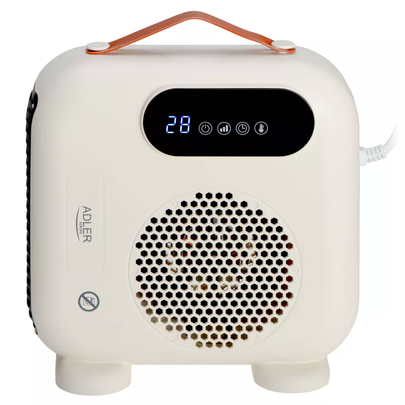 Adler AD 7756 termoventilatore in ceramica 1500W nero