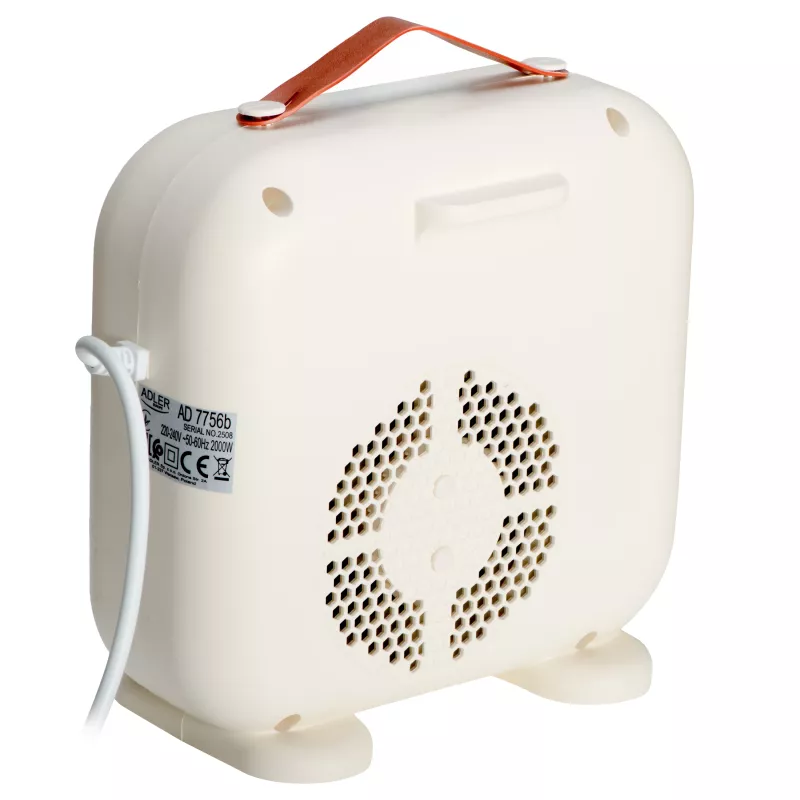 Adler AD 7756 termoventilatore in ceramica 1500W nero